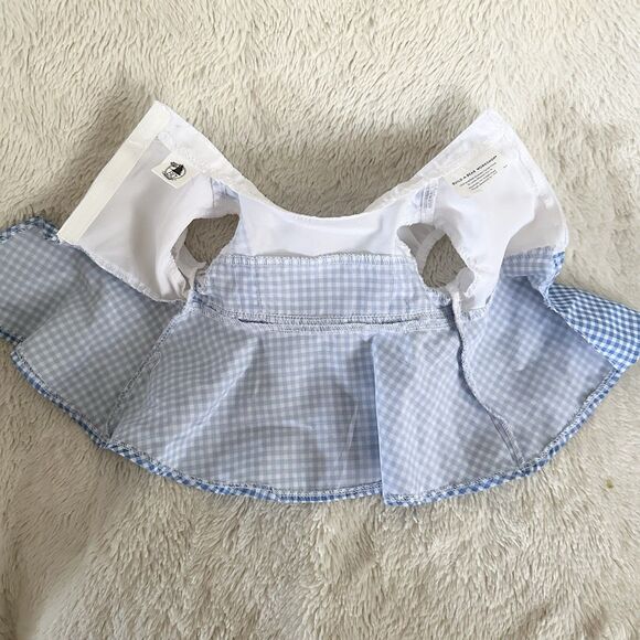 Build A Bear Wizard Of Oz Dorothy Blue Checked Dress Cloths Accessories 80th - Picture 5 of 6